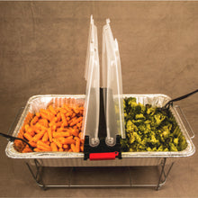 Load image into Gallery viewer, EZLIDZ TRANSPARENT REUSABLE FOOD PAN COVER (3 PACK)