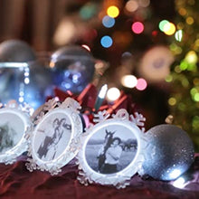 Load image into Gallery viewer, TWISTMAS LIGHTS CUSTOM PHOTO ORNAMENTS (8 PACK)